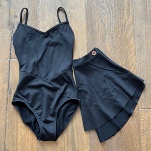 Danse De Paris leotard and matching skirt size 4/Child M